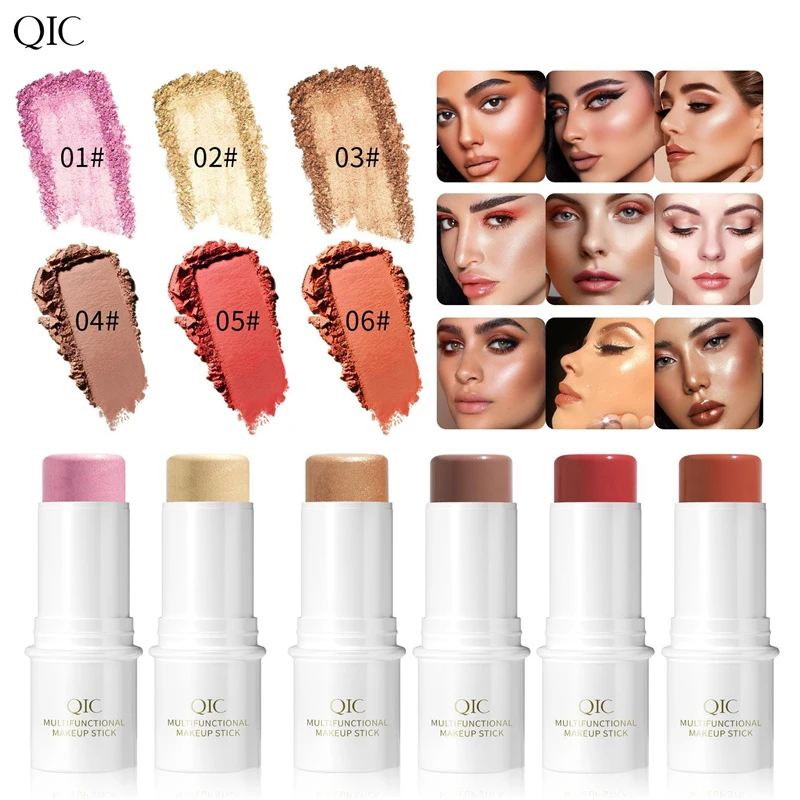 6-color multi-functional makeup stick highlighter repair stick concealer nose shadow shadow matte pearlescent highlighter makeup
6-color multi-functional makeup stick highlighter repair stick concealer nose shadow shadow matte pearlescent highlighter makeup