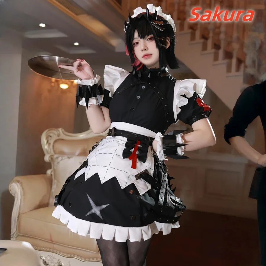 Zone Zero Ellen Joe Cosplay Costume Wig Maid Dress Uniform Tail Victoria Housekeeping New Eridu Halloween Party Women
Zone Zero Ellen Joe Cosplay Costume Wig Maid Dress Uniform Tail Victoria Housekeeping New Eridu Halloween Party Women