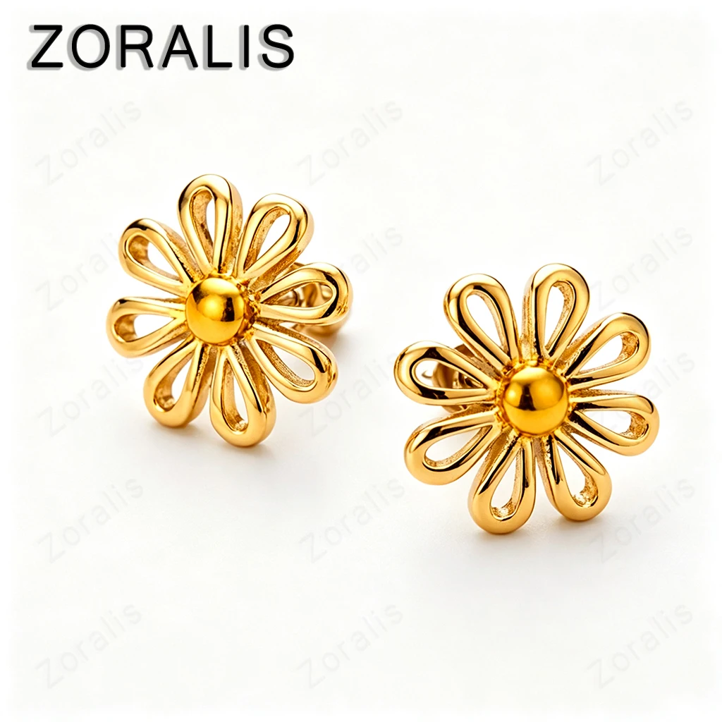 18K Gold Flower Stud Earrings For Women Earring Lady Fashion Charm Party Wedding Jewelry Birthday Gifts
18K Gold Flower Stud Earrings For Women Earring Lady Fashion Charm Party Wedding Jewelry Birthday Gifts