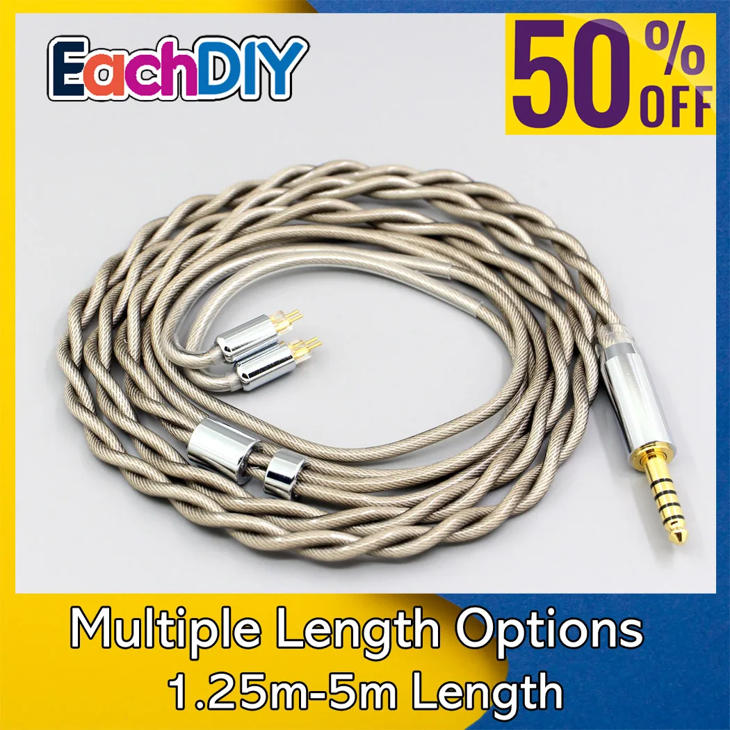 Type6 756 core 7n Litz OCC Silver Plated Earphone Cable For 0.78mm BA W4r UM3X UM3RC JH13 High Step 2 core 2.8mm LN007830
Type6 756 core 7n Litz OCC Silver Plated Earphone Cable For 0.78mm BA W4r UM3X UM3RC JH13 High Step 2 core 2.8mm LN007830