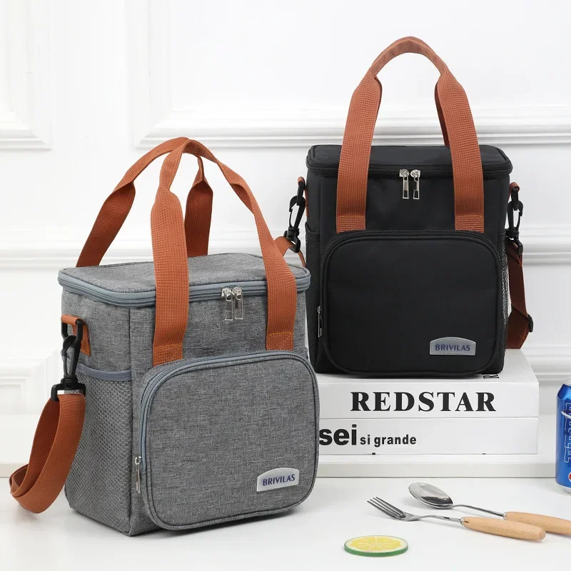Insulation Bag Portable Lunch Box Bag Crossbody Bento Bag Outdoor Picnic Bag Insulation and Cold with Rice and Multiple Pockets
Insulation Bag Portable Lunch Box Bag Crossbody Bento Bag Outdoor Picnic Bag Insulation and Cold with Rice and Multiple Pockets