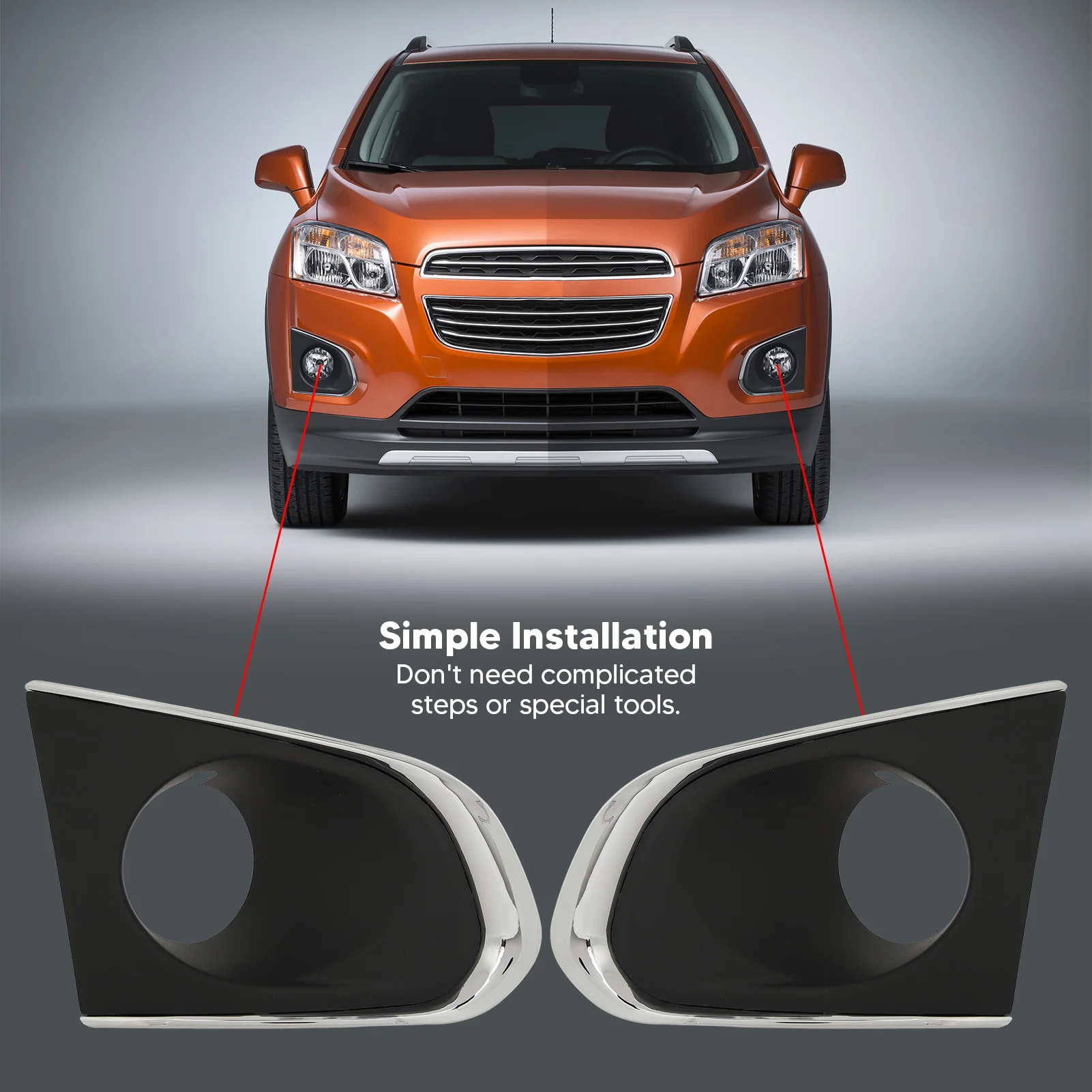 95095471 95095473 Car Front Fog Light Cover Trim For 2013 2014 2015 2016 Left and Right Side Fog Lamp Cover
95095471 95095473 Car Front Fog Light Cover Trim For 2013 2014 2015 2016 Left and Right Side Fog Lamp Cover