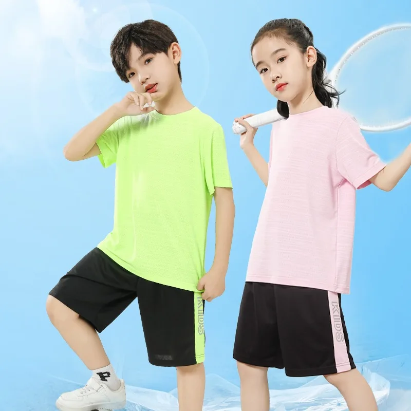 2pcs children's clothing for boys and girls Quick Drying Set Summer Short Sleeve Sportswear for kids
2pcs children's clothing for boys and girls Quick Drying Set Summer Short Sleeve Sportswear for kids