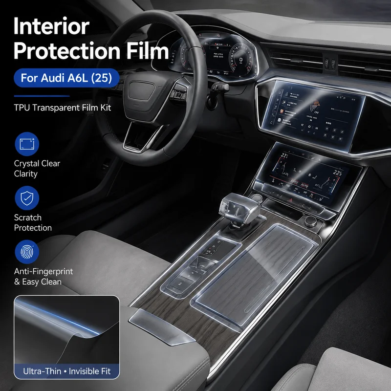 For 25 For Audi A6L Interior Film Navigation Screen Transparent Protective Film Center Control Gear Film Modification-TPU
For 25 For Audi A6L Interior Film Navigation Screen Transparent Protective Film Center Control Gear Film Modification-TPU