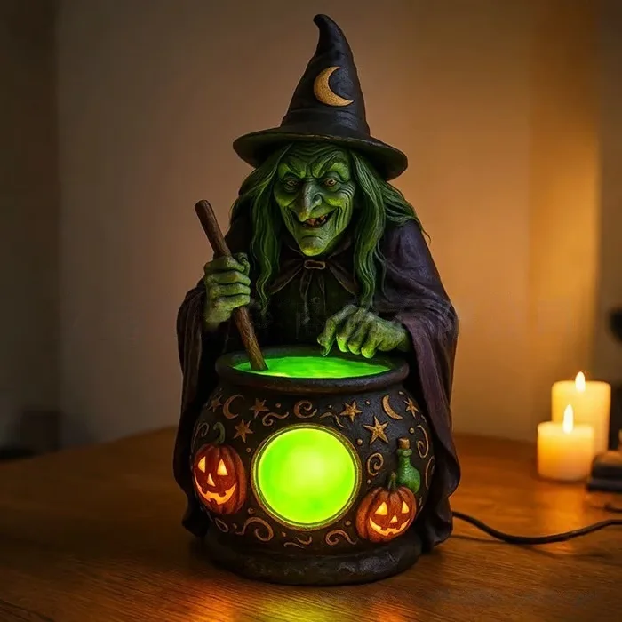 New Halloween Witch Lamp Decoration Ornament Witch Desktop Table Lamp Decoration
New Halloween Witch Lamp Decoration Ornament Witch Desktop Table Lamp Decoration