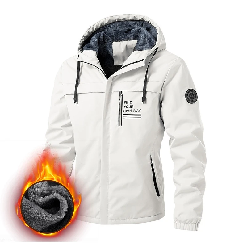 Winter Mens Warm Padded Jackets Fashion Men Fleece Lined Thermal Hooded Parkas Men Mountain Ski Snow Windbreaker Jacket Clothing
Winter Mens Warm Padded Jackets Fashion Men Fleece Lined Thermal Hooded Parkas Men Mountain Ski Snow Windbreaker Jacket Clothing