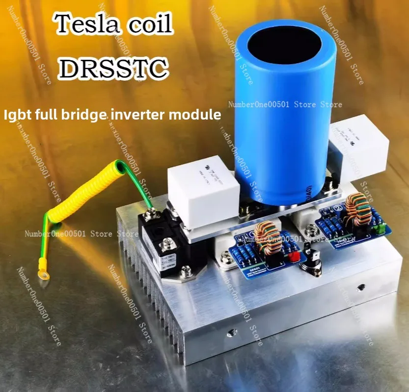 Tesla coil, induction heating, high power 400A full bridge inverter module DRSSTC
Tesla coil, induction heating, high power 400A full bridge inverter module DRSSTC