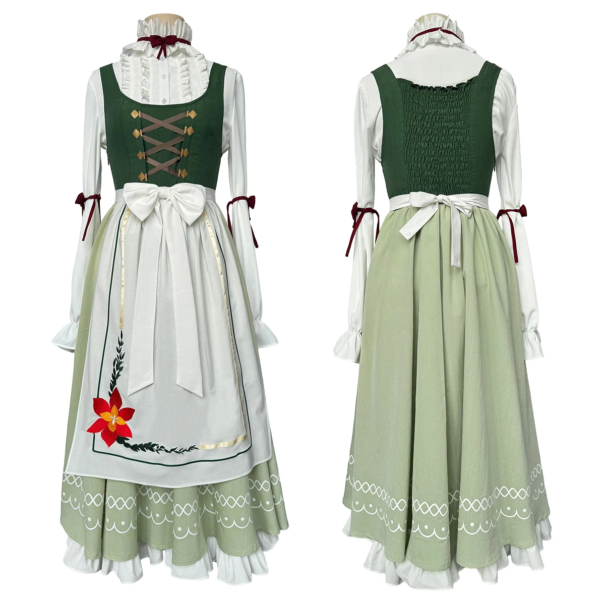 HOLOUN Frieren Beyond Journey's End Anime Fern Cosplay Costume Dress Shirt Embroidery Apron Handkerchief Headscarf Daily Wear
HOLOUN Frieren Beyond Journey's End Anime Fern Cosplay Costume Dress Shirt Embroidery Apron Handkerchief Headscarf Daily Wear