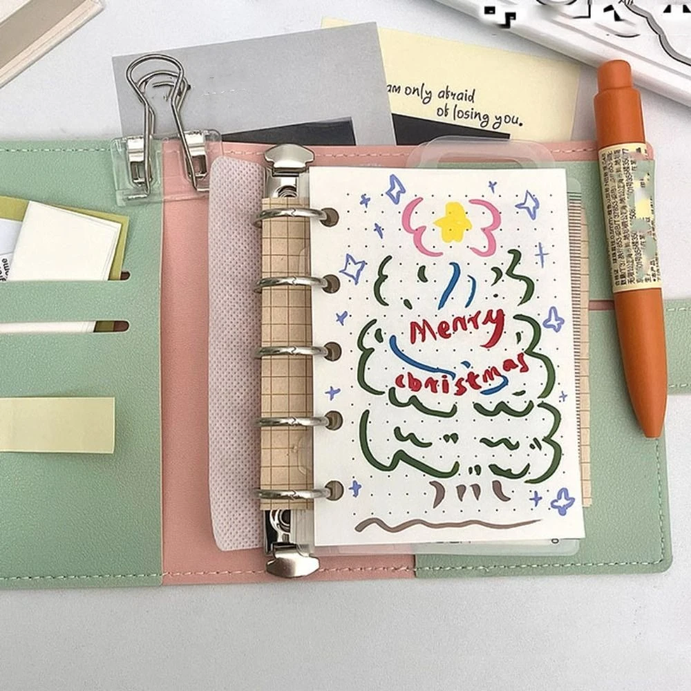 Fashion Mini Loose Leaf Notebook Blank Page M5 PU Portable Notebook Planner 45Sheets DIY Binder Notebook Office Meeting
Fashion Mini Loose Leaf Notebook Blank Page M5 PU Portable Notebook Planner 45Sheets DIY Binder Notebook Office Meeting