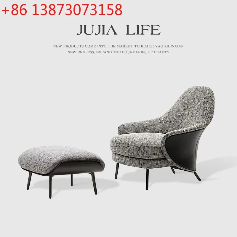 Italian light luxury single sofa chair living room leisure lazy recliner simple balcony chair
Italian light luxury single sofa chair living room leisure lazy recliner simple balcony chair
