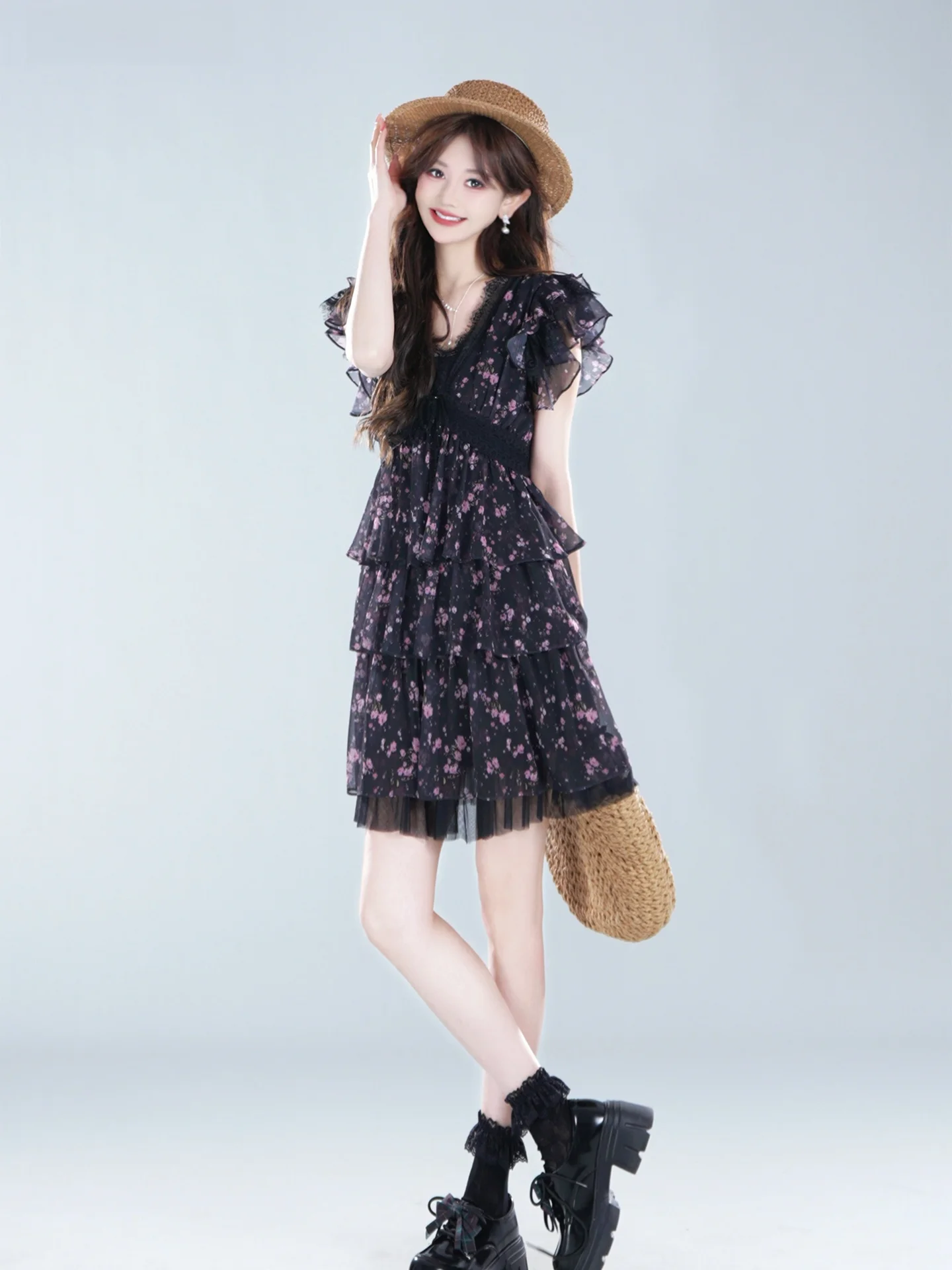 Annelily Angel Spring Summer New Luxury Fashion Dress Embroidered Polyester Fiber Blouse Sleeve V Neck Slim Fit Casual
Annelily Angel Spring Summer New Luxury Fashion Dress Embroidered Polyester Fiber Blouse Sleeve V Neck Slim Fit Casual
