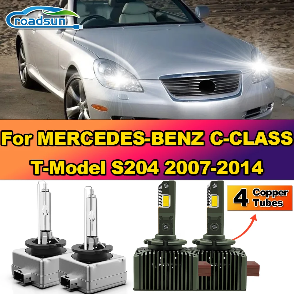 12V Xenon Headlight Bulbs 30000LM LED Car Lights 6000K Brightnesss For MERCEDES-BENZ C-CLASS T-Model S204 2007-2012 2013 2014
12V Xenon Headlight Bulbs 30000LM LED Car Lights 6000K Brightnesss For MERCEDES-BENZ C-CLASS T-Model S204 2007-2012 2013 2014
