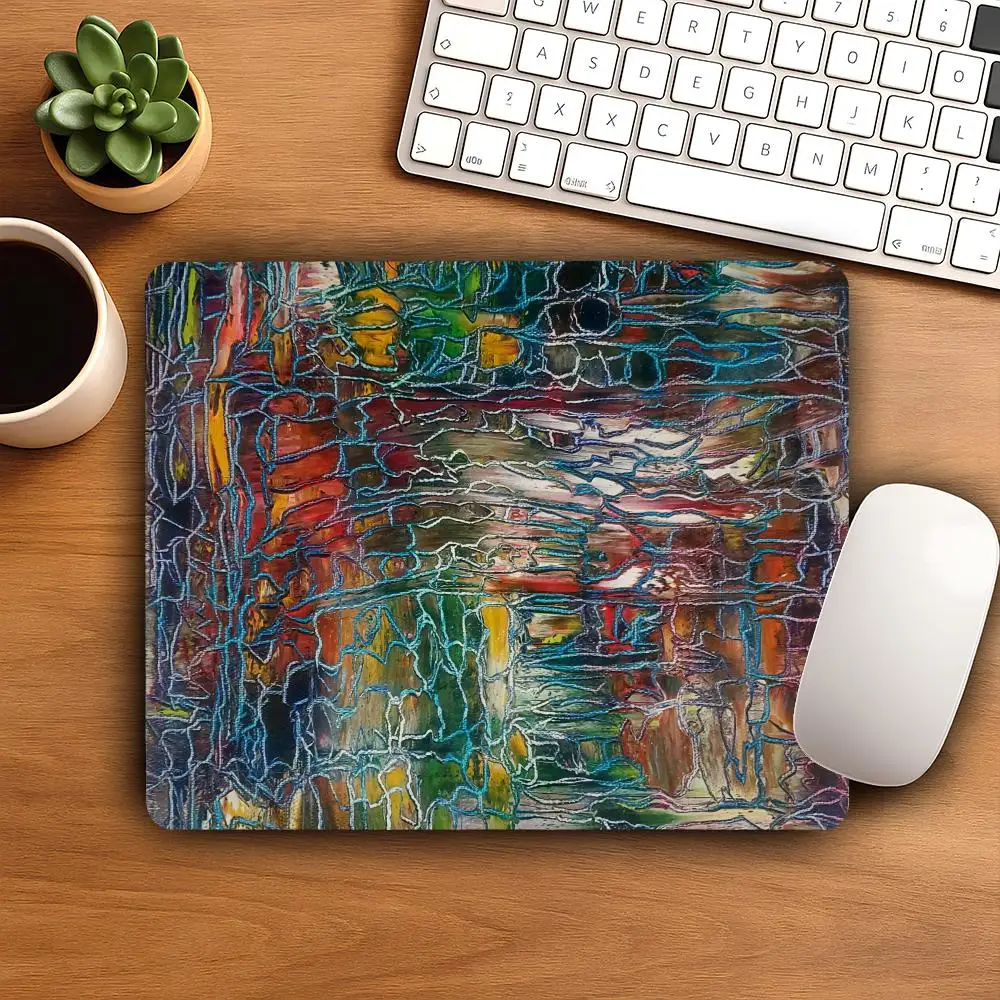 HYBXAXC Small Mouse Pad Non Slip Rubber Base, Abstract Multicolor Crackle Texture Art Design for Gaming Office Desk Decor
HYBXAXC Small Mouse Pad Non Slip Rubber Base, Abstract Multicolor Crackle Texture Art Design for Gaming Office Desk Decor