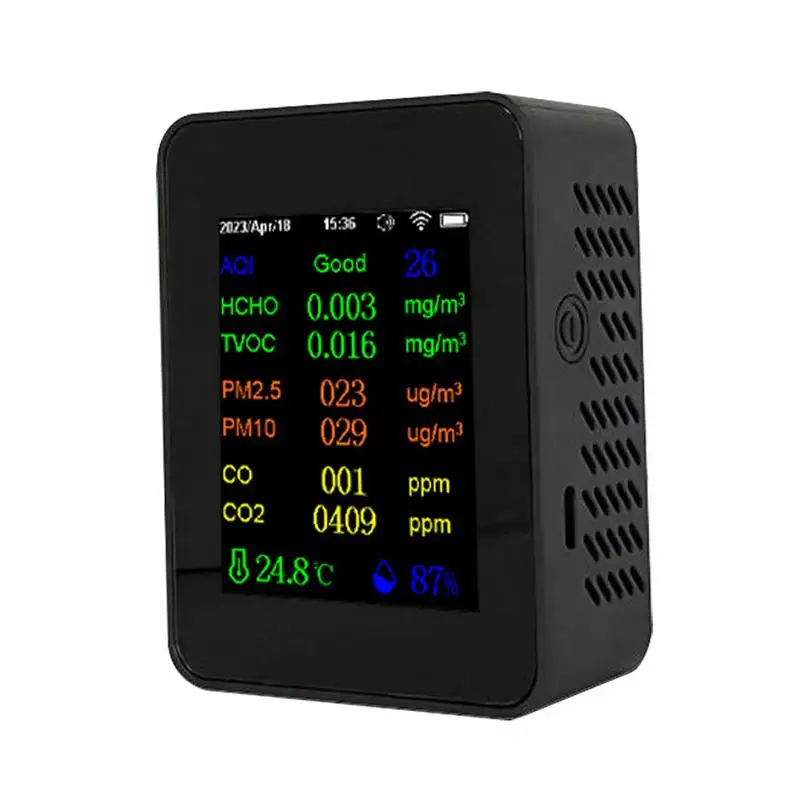 Air Quality Detector For Home Indoor Monitor Instrument For Air Quality High-Precision Air Quality Monitoring Tool For Gym
Air Quality Detector For Home Indoor Monitor Instrument For Air Quality High-Precision Air Quality Monitoring Tool For Gym