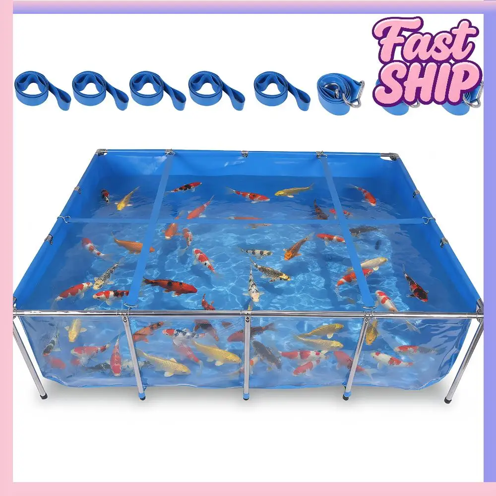 880Gallon Rectangular Goldfish Tank with Transparent Viewing Panel 400LBS Capacity with Drain Valve for Koi/Goldfish Breeding
880Gallon Rectangular Goldfish Tank with Transparent Viewing Panel 400LBS Capacity with Drain Valve for Koi/Goldfish Breeding