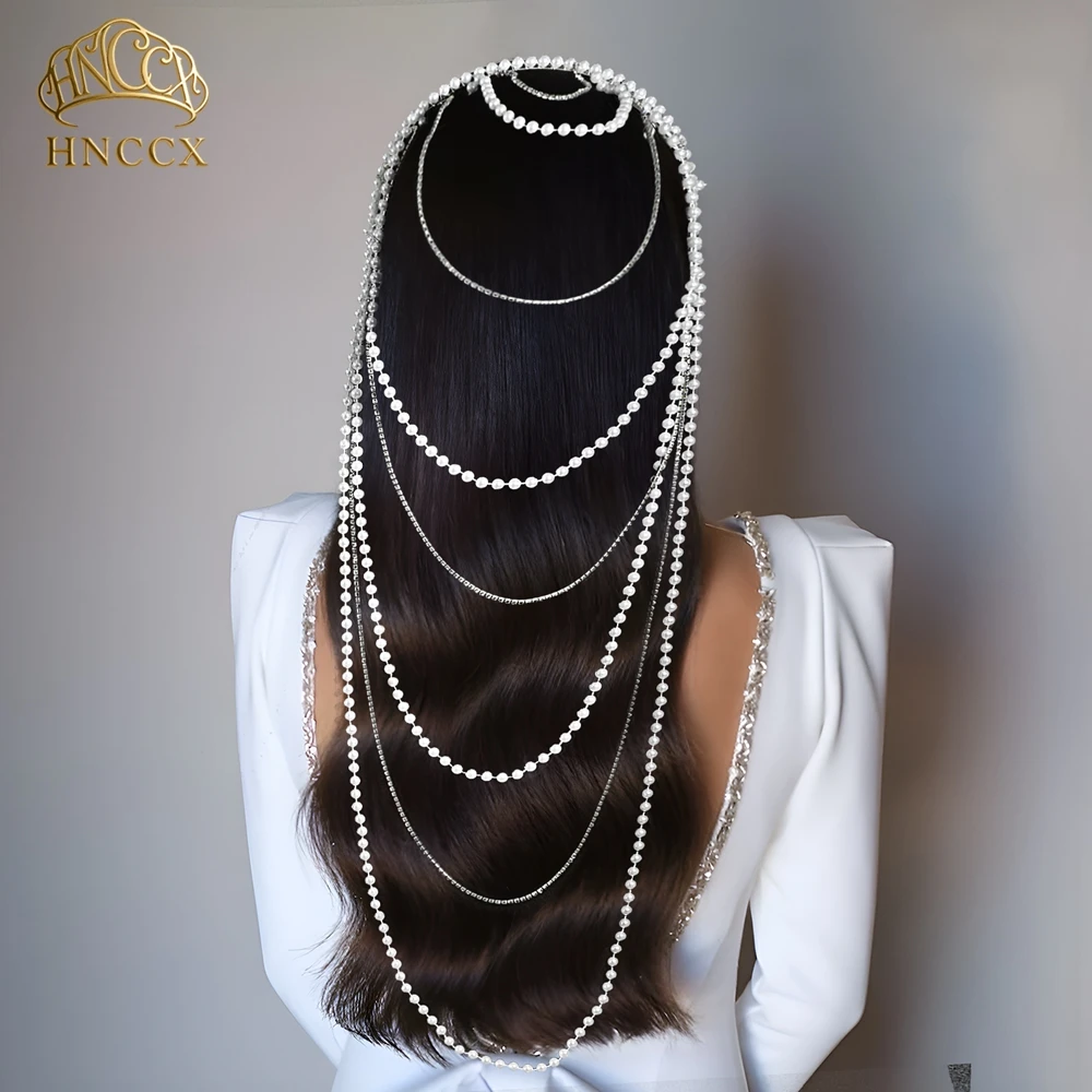 HNCCX Trendy Long Pearl Tassel Bride Headband Vintage Headpieces For Banquet Silver Color Wedding Hair Accessories A09
HNCCX Trendy Long Pearl Tassel Bride Headband Vintage Headpieces For Banquet Silver Color Wedding Hair Accessories A09