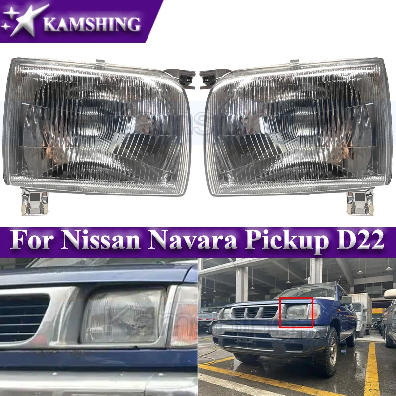 Kamshing 1pair Front Bumper Headlight For Nissan Navara Pickup D22 Headlamp Head Lamp Head Light
Kamshing 1pair Front Bumper Headlight For Nissan Navara Pickup D22 Headlamp Head Lamp Head Light