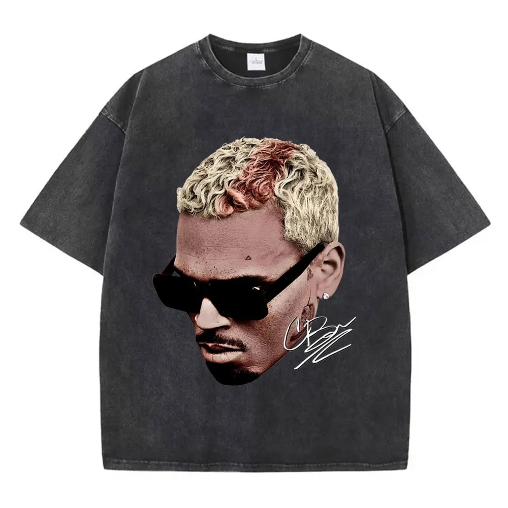 Rapper Chris Brown Graphic T Shirts Men's Fashion Vintage Washed T-shirt Harajuku Hip Hop Rap Short Sleeve T-shirts Streetwear
Rapper Chris Brown Graphic T Shirts Men's Fashion Vintage Washed T-shirt Harajuku Hip Hop Rap Short Sleeve T-shirts Streetwear