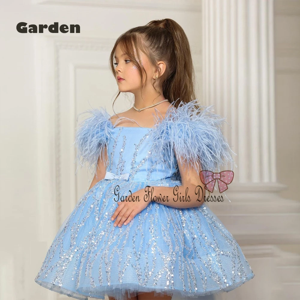 Cute Blue Flower Girls Dresses with Sequined New Summer 2025 New Knee Length Sleeveless Christmas Gowns Fashion زهرة فتاة ال
Cute Blue Flower Girls Dresses with Sequined New Summer 2025 New Knee Length Sleeveless Christmas Gowns Fashion زهرة فتاة ال