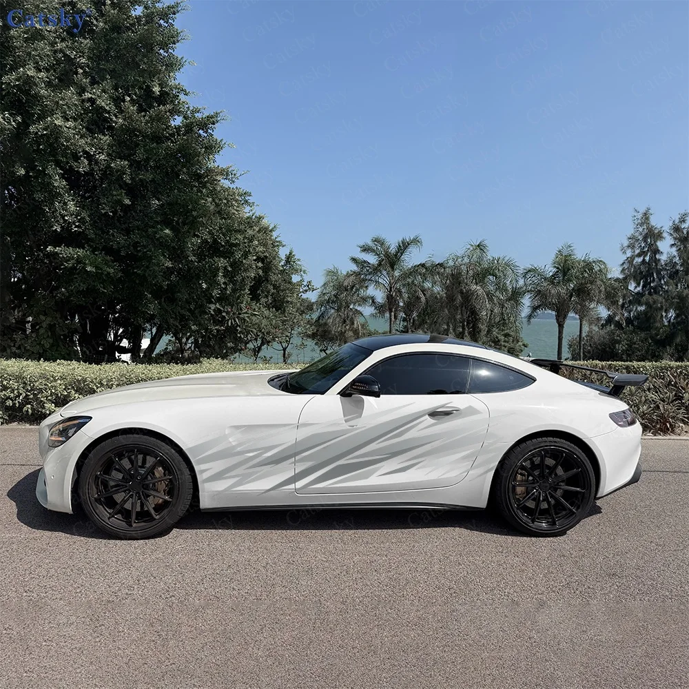 2Pcs Dynamic Silver Lightning Stripes Car Body Side Stickers, Automotive Door Side Graphics for Cars, Car Decoration Accessory
2Pcs Dynamic Silver Lightning Stripes Car Body Side Stickers, Automotive Door Side Graphics for Cars, Car Decoration Accessory