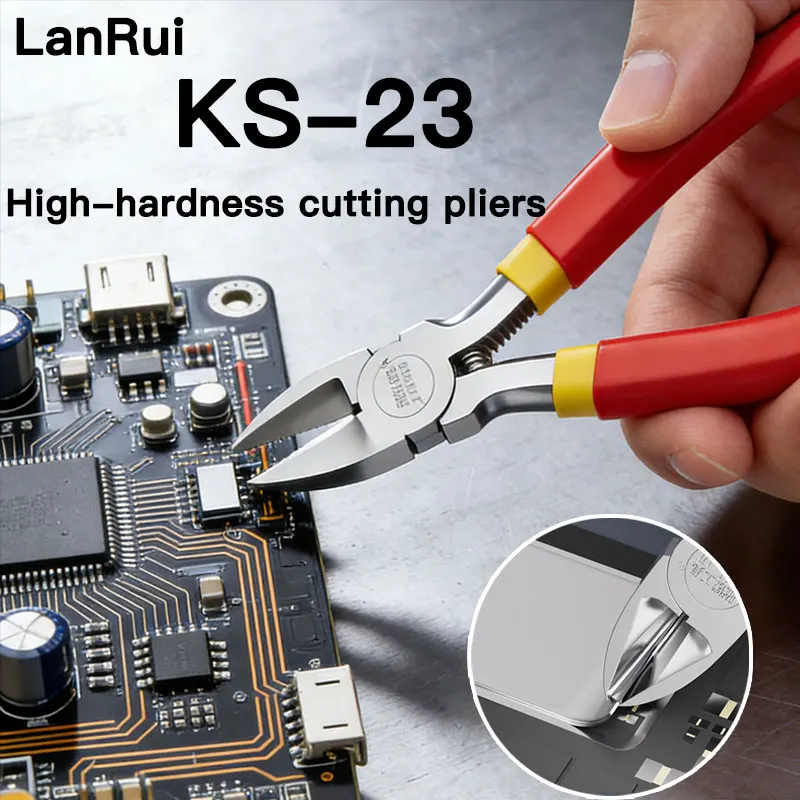 KS-23 LANRUI Набор кусачек и плоскогубцев для сверхжесткой проволоки, боковые кусачки, плоскогубцы для профессиональных инструментов для ремонта
KS-23 LANRUI Набор кусачек и плоскогубцев для сверхжесткой проволоки, боковые кусачки, плоскогубцы для профессиональных инструментов для ремонта