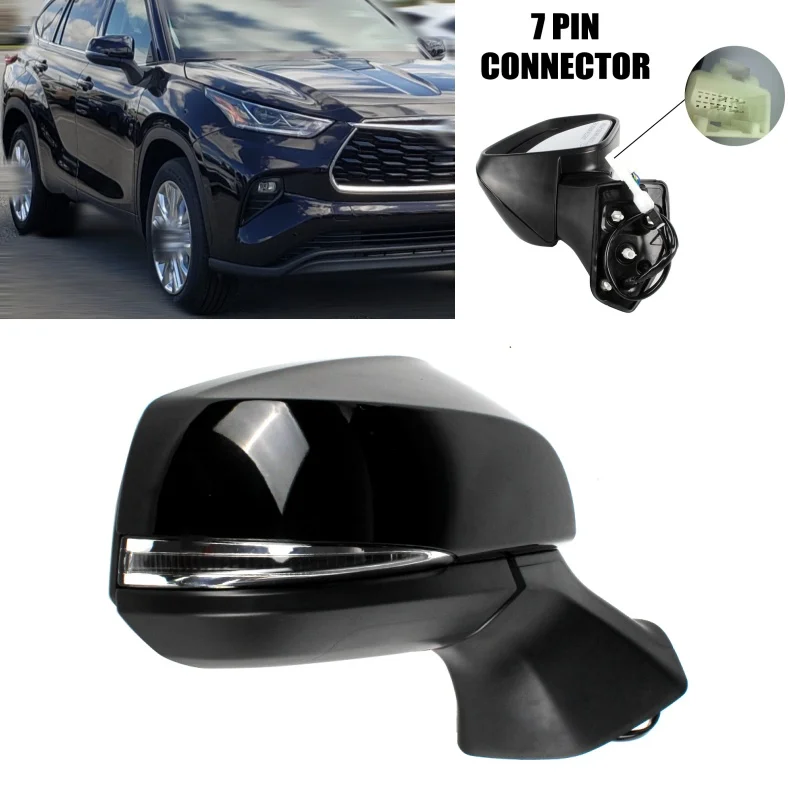 Для Toyota Highlander 2020 2021 2022 2023 1 шт. правое черное окрашенное 7 контактов заднее зеркало в сборе американская версия
Для Toyota Highlander 2020 2021 2022 2023 1 шт. правое черное окрашенное 7 контактов заднее зеркало в сборе американская версия