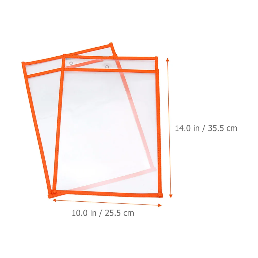 6pcs Dry Erase Pockets Reusable PVC Transparent Stationery Bags Document Sleeves for Classroom School Office Teacher Supplies
6pcs Dry Erase Pockets Reusable PVC Transparent Stationery Bags Document Sleeves for Classroom School Office Teacher Supplies