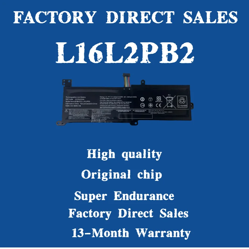 L16M2PB2 L16C2PB2 L17L2PF1 Battery for Lenovo IdeaPad 330 320 S145 330-15IKB 330-15AST 320-17IKB S145-15AST S145-15IWL L16L2PB2
L16M2PB2 L16C2PB2 L17L2PF1 Battery for Lenovo IdeaPad 330 320 S145 330-15IKB 330-15AST 320-17IKB S145-15AST S145-15IWL L16L2PB2