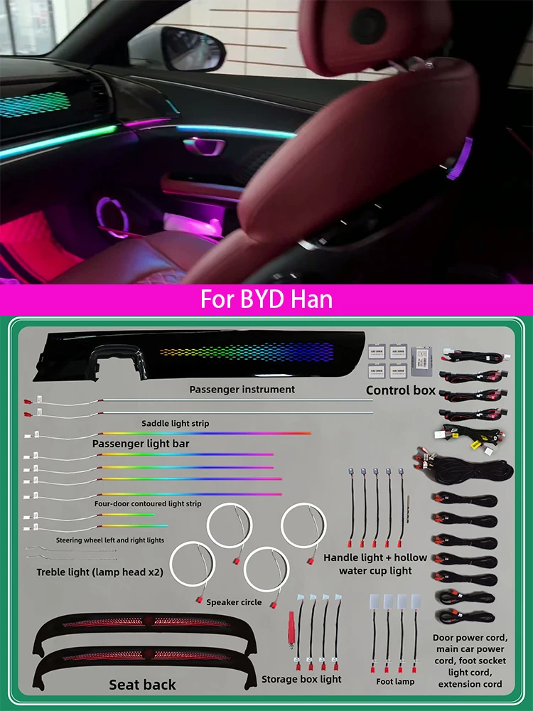 Для атмосферного освещения BYD Han, атмосферного освещения, декоративного освещения, цветного света, декоративной полосы, модифицированного света, модифицированного полоса.
Для атмосферного освещения BYD Han, атмосферного освещения, декоративного освещения, цветного света, декоративной полосы, модифицированного света, модифицированного полоса.