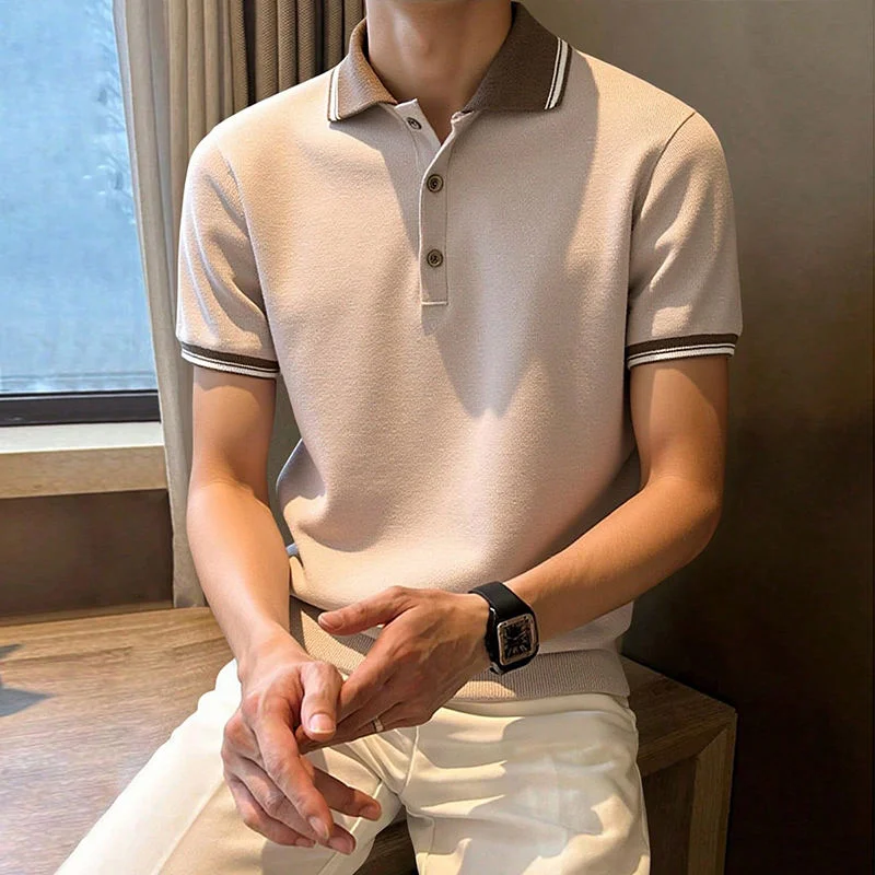 US Size Men Knit Shirt Casual Stretch Golf Shirts Short Sleeve Polo Shirts Casual Business Party Men's Summer Knit Tops
US Size Men Knit Shirt Casual Stretch Golf Shirts Short Sleeve Polo Shirts Casual Business Party Men's Summer Knit Tops