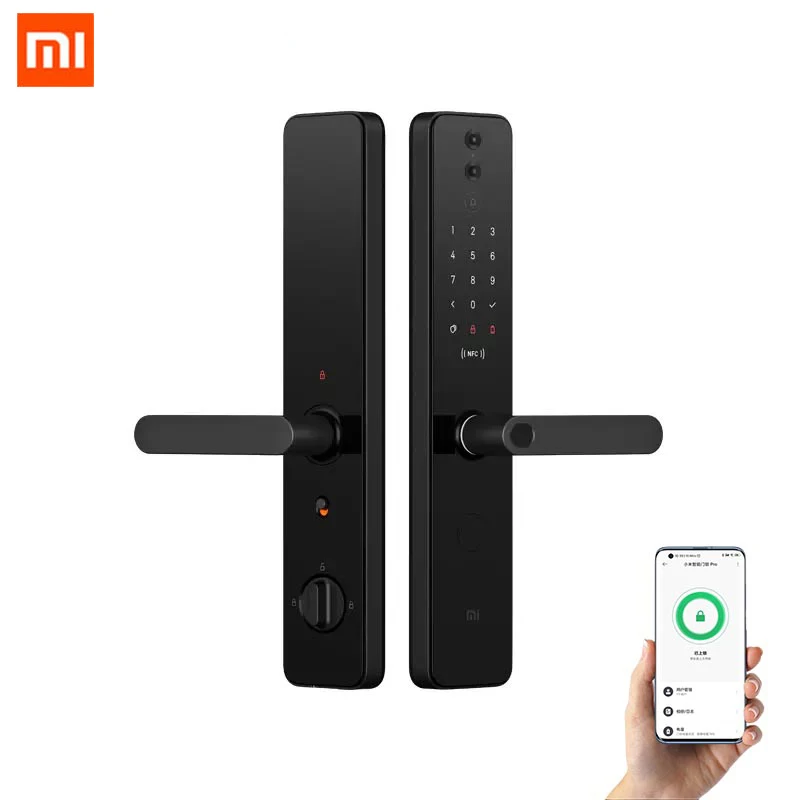 Xiaomi Intelligent Smart Door Lock Pro HD Super 1080P Wide-angle Camera Type-c Bluetooth Fingerprint Password NFC Safety Homekit
Xiaomi Intelligent Smart Door Lock Pro HD Super 1080P Wide-angle Camera Type-c Bluetooth Fingerprint Password NFC Safety Homekit