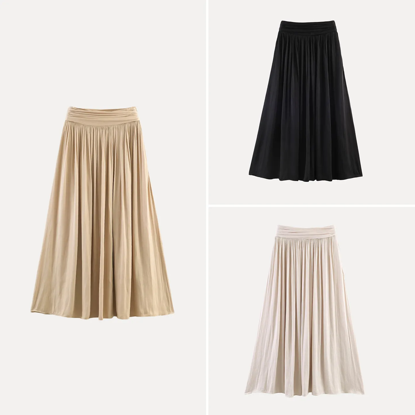 2026 New Women's Long Zipper Invisible Half-length Skirt High Waist Pleated Versatile Summer Fashion Casual Matching Skirt
2026 New Women's Long Zipper Invisible Half-length Skirt High Waist Pleated Versatile Summer Fashion Casual Matching Skirt