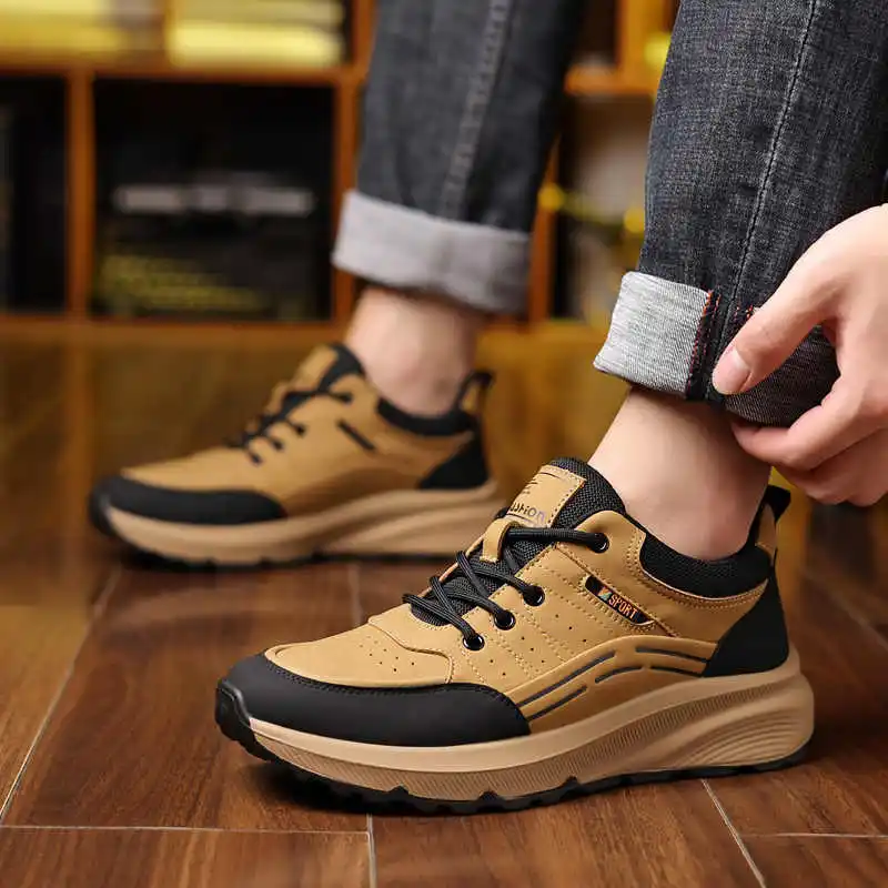 Мужские кроссовки-кеды на платформе, удобные ретро-ботинки для спорта и отдыха, портативные, для улицы
Мужские кроссовки-кеды на платформе, удобные ретро-ботинки для спорта и отдыха, портативные, для улицы