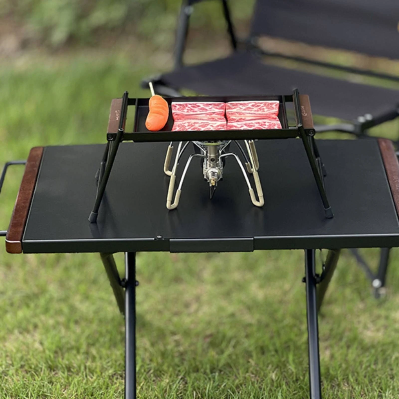Camping Barbecue Plate Angled Legs Folding Grill Plate Portable Grill Pan Foldable Outdoor Gear Easy to Clean for Picnics
Camping Barbecue Plate Angled Legs Folding Grill Plate Portable Grill Pan Foldable Outdoor Gear Easy to Clean for Picnics