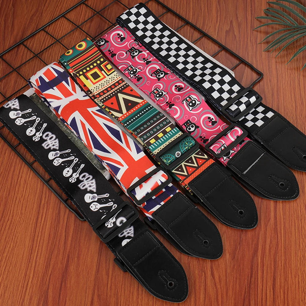 2 Pcs Guitar Strap Straps Flag Acoustic Various Electric Widened Polyester Cotton Unique
2 Pcs Guitar Strap Straps Flag Acoustic Various Electric Widened Polyester Cotton Unique