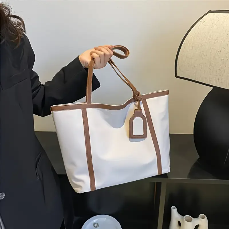 Large Capacity Tote Bag, Women's Fashion Shoulder Bag Casual Handbag For Work & School
Large Capacity Tote Bag, Women's Fashion Shoulder Bag Casual Handbag For Work & School