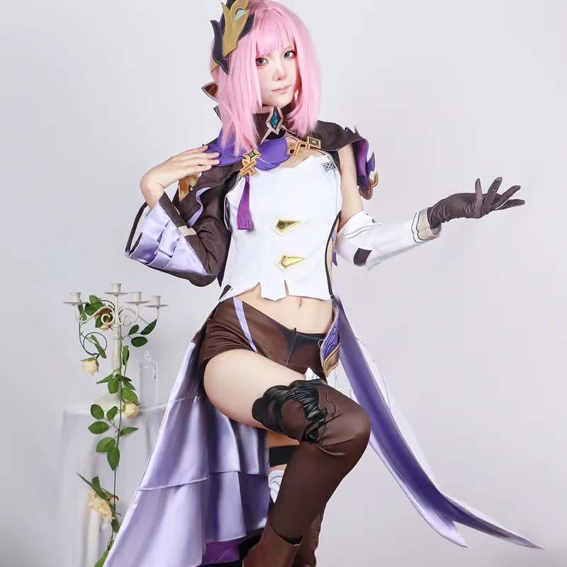 Костюм для косплея Elysia Honkai Impact 3, карнавальная форма, парик, аниме, костюмы на Хэллоуин, женские игры
Костюм для косплея Elysia Honkai Impact 3, карнавальная форма, парик, аниме, костюмы на Хэллоуин, женские игры