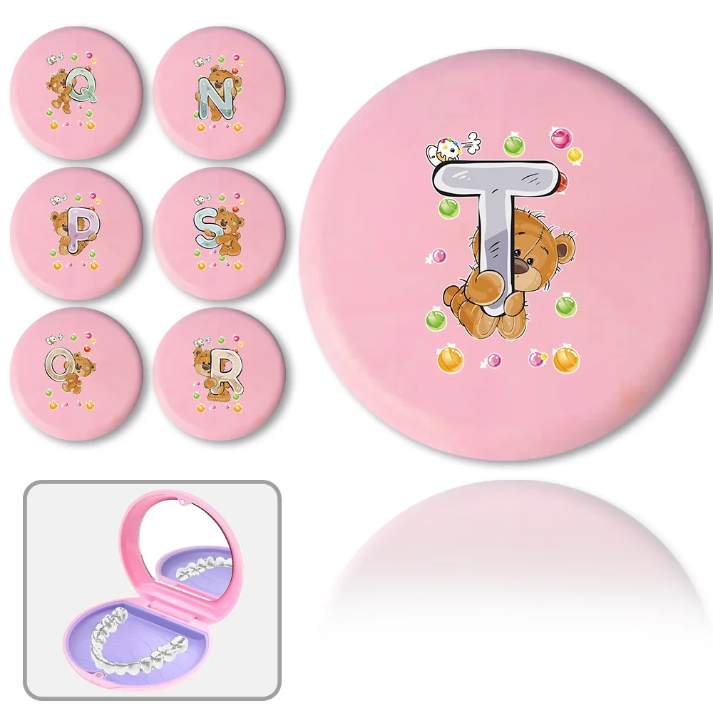 Teeth Box With Mirror Portable Orthodontic Mouth Guard Box Aligner Denture Organizer Milk Teeth Case Daily Bear Letter Pattern
Teeth Box With Mirror Portable Orthodontic Mouth Guard Box Aligner Denture Organizer Milk Teeth Case Daily Bear Letter Pattern