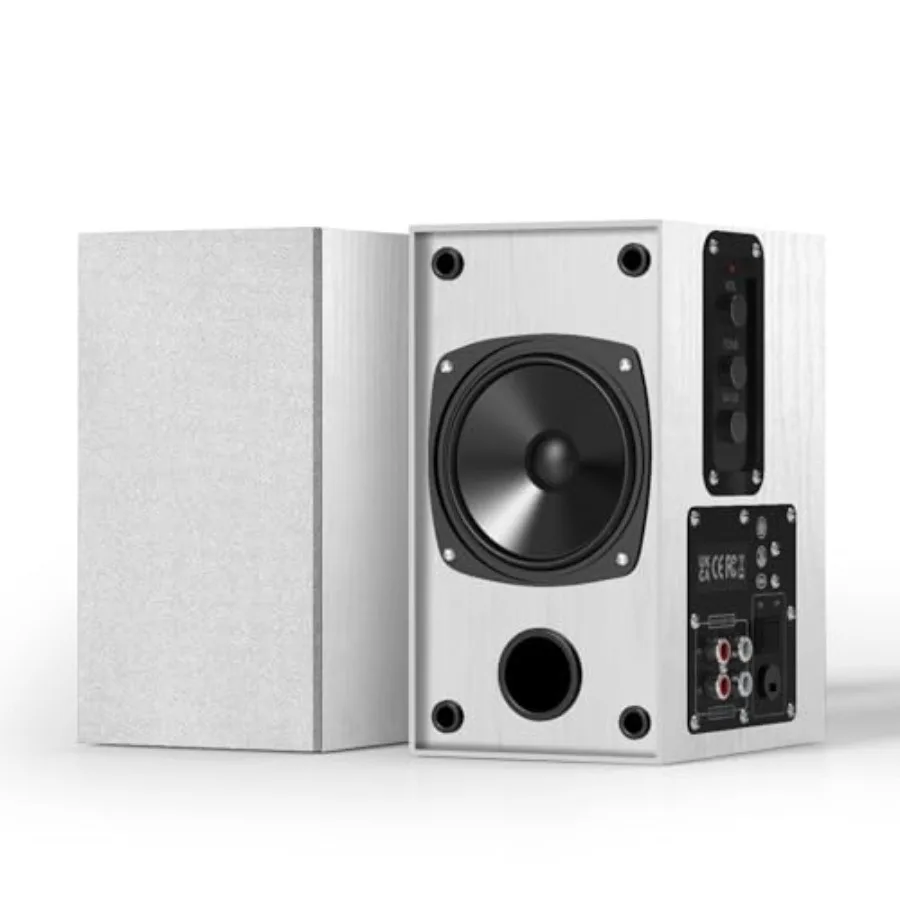 30W X 2 Powered Bookshelf Speakers - 3.5-RCA Input for Turntable, TV, PC, Record Player Speakers with 4 Inch Woofer and Wall Mo
30W X 2 Powered Bookshelf Speakers - 3.5-RCA Input for Turntable, TV, PC, Record Player Speakers with 4 Inch Woofer and Wall Mo