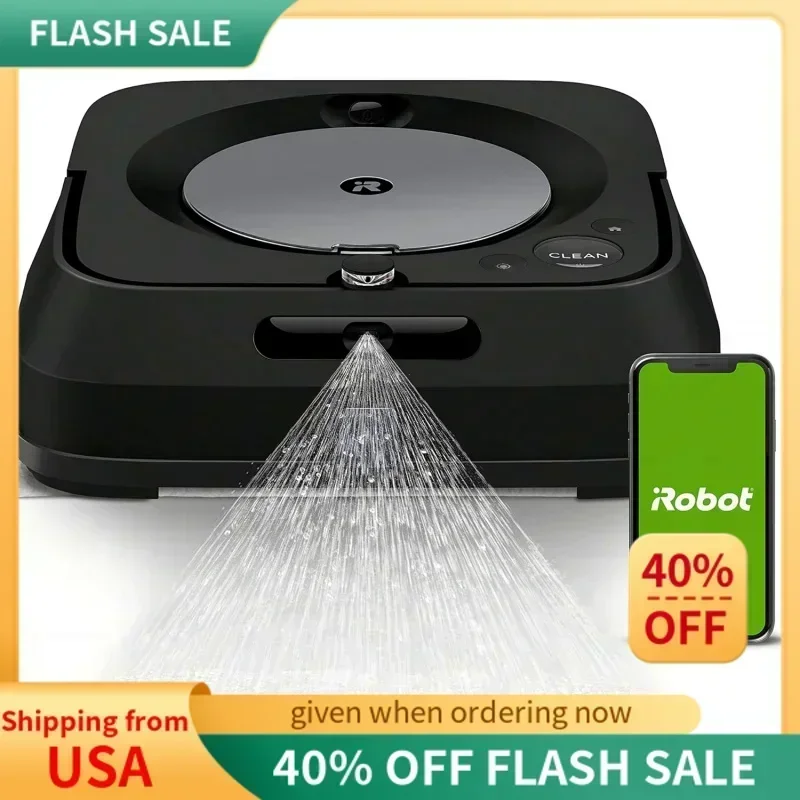D2BIRobot Braava Jet m6 6113 Ultimate Robot Mop — подключение к Wi-Fi, прецизионный струйный спрей, интеллектуальное картографирование, совместимость с Alexa, идеально
D2BIRobot Braava Jet m6 6113 Ultimate Robot Mop — подключение к Wi-Fi, прецизионный струйный спрей, интеллектуальное картографирование, совместимость с Alexa, идеально