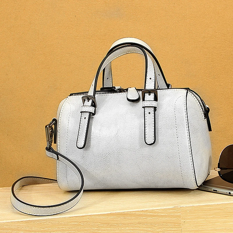 Natural Skin Women Crossbody Shoulder Bag Barrel-Shaped Tote Handbag New Genuine Leather High Quality Messenger Top Handle Bags
Natural Skin Women Crossbody Shoulder Bag Barrel-Shaped Tote Handbag New Genuine Leather High Quality Messenger Top Handle Bags