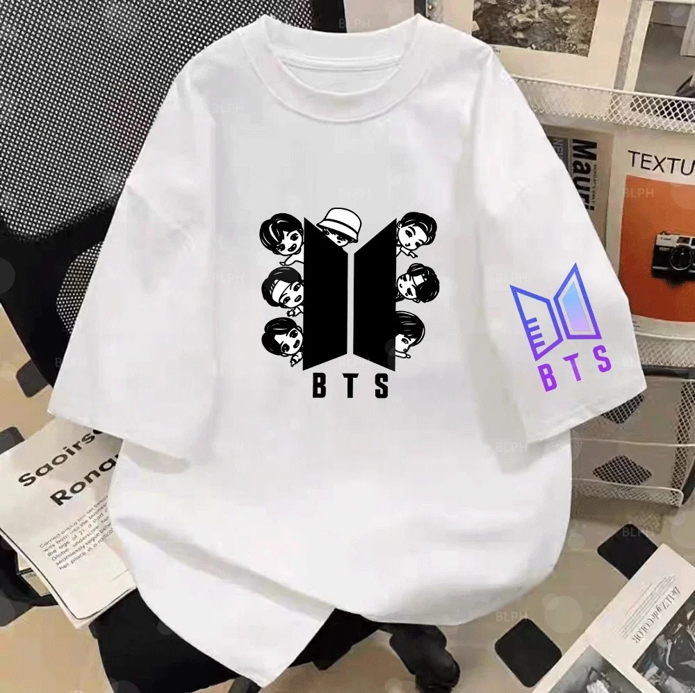 Cute BTS Jersey Family Matching T Shirts Casual Soft Short Sleeve Parent-kid Tees for Adult Kids Boys Girls Summer Daily Wear
Cute BTS Jersey Family Matching T Shirts Casual Soft Short Sleeve Parent-kid Tees for Adult Kids Boys Girls Summer Daily Wear