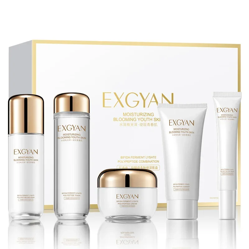 5Pcs/Set Bifida Ferment Lysate Polypeptide Moisturizing Set Improve Dryness Hydrating Brightening Skin Nourishing Skin Care Kit
5Pcs/Set Bifida Ferment Lysate Polypeptide Moisturizing Set Improve Dryness Hydrating Brightening Skin Nourishing Skin Care Kit