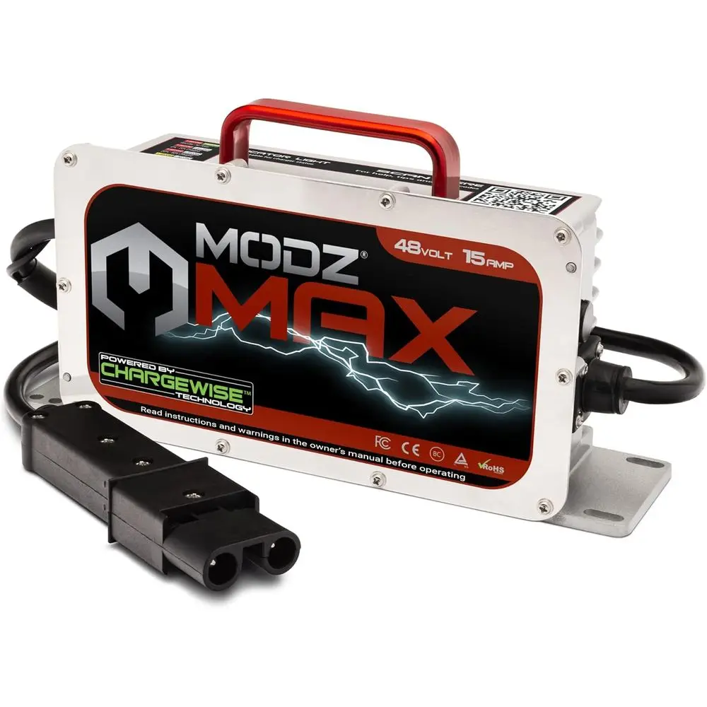 Max48 15 AMP Golf Cart Battery Charger Compatible with 48 Volt G19 - G22 Models
Max48 15 AMP Golf Cart Battery Charger Compatible with 48 Volt G19 - G22 Models