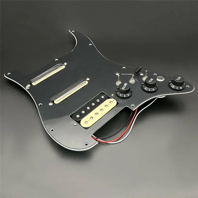 【Must-Haves】SSH-Coil Splitting Electric Guitar Pickguard 2 Mini Humbucker + 1Humbucke+Silence Switch Loaded Prewired Scratchplat
【Must-Haves】SSH-Coil Splitting Electric Guitar Pickguard 2 Mini Humbucker + 1Humbucke+Silence Switch Loaded Prewired Scratchplat