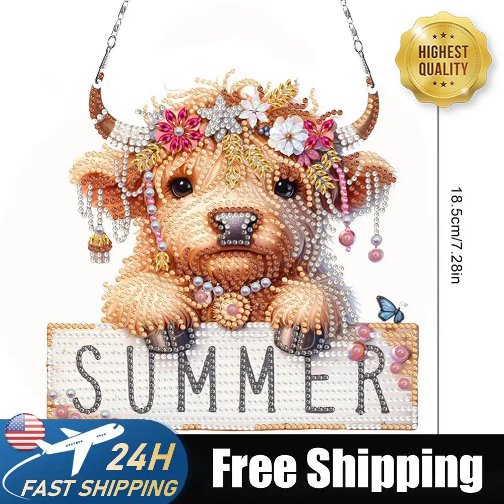Cartoon Animal 5D DIY Diamond Art Hanging Decorations Rhinestone Diamond Art Window Pendants Home Decor
Cartoon Animal 5D DIY Diamond Art Hanging Decorations Rhinestone Diamond Art Window Pendants Home Decor