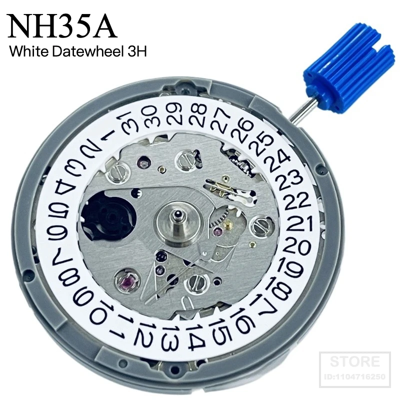 Japan Genuine NH35 Automatic Mechanical Movement High Accuracy 24 Jewels Mod Watch Replacement NH35A Date at 3:00
Japan Genuine NH35 Automatic Mechanical Movement High Accuracy 24 Jewels Mod Watch Replacement NH35A Date at 3:00