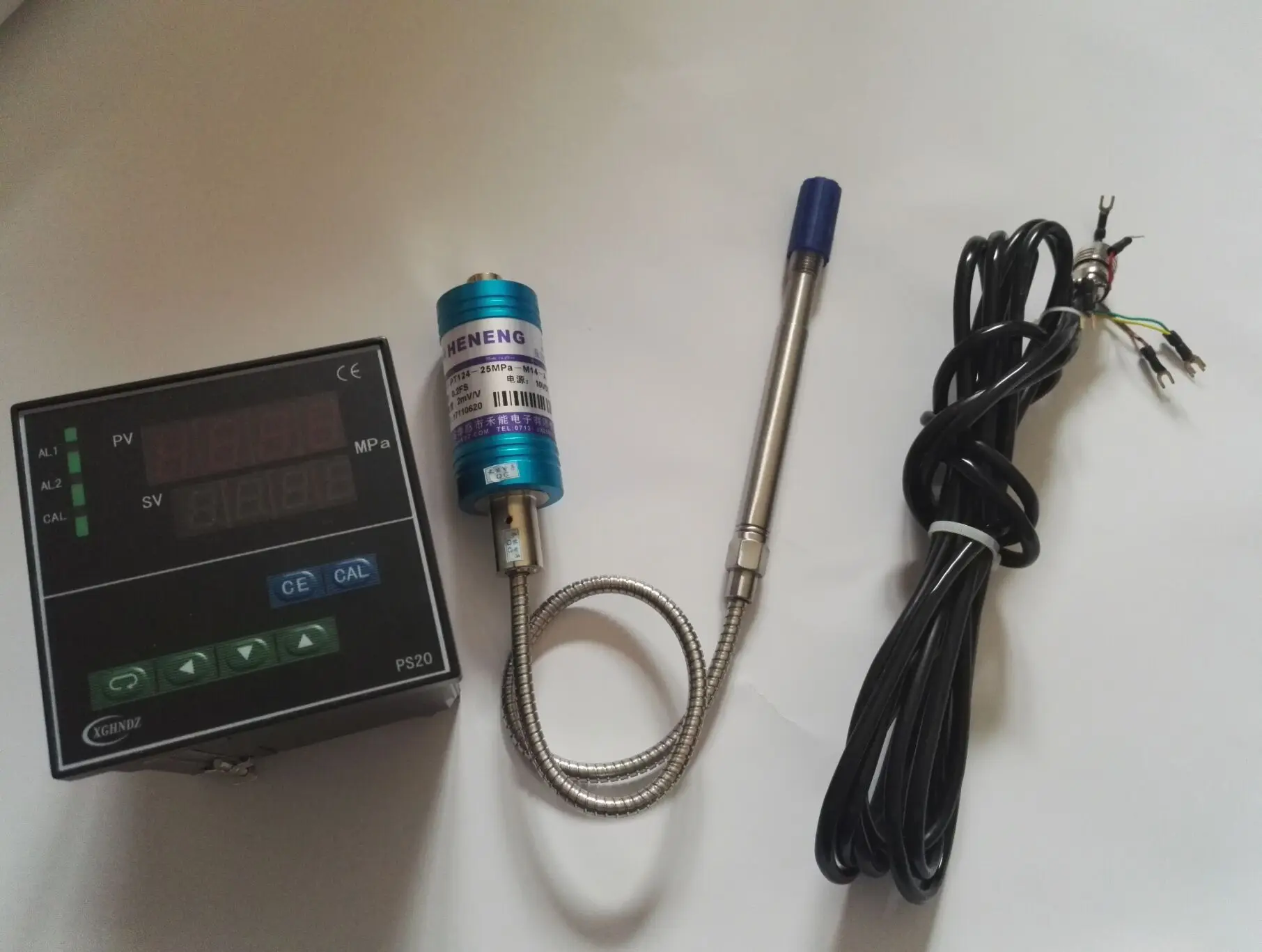 PT124-50MPa-M14x1.5 + PS20 High Temperature Melt Sensor Instrument
PT124-50MPa-M14x1.5 + PS20 High Temperature Melt Sensor Instrument