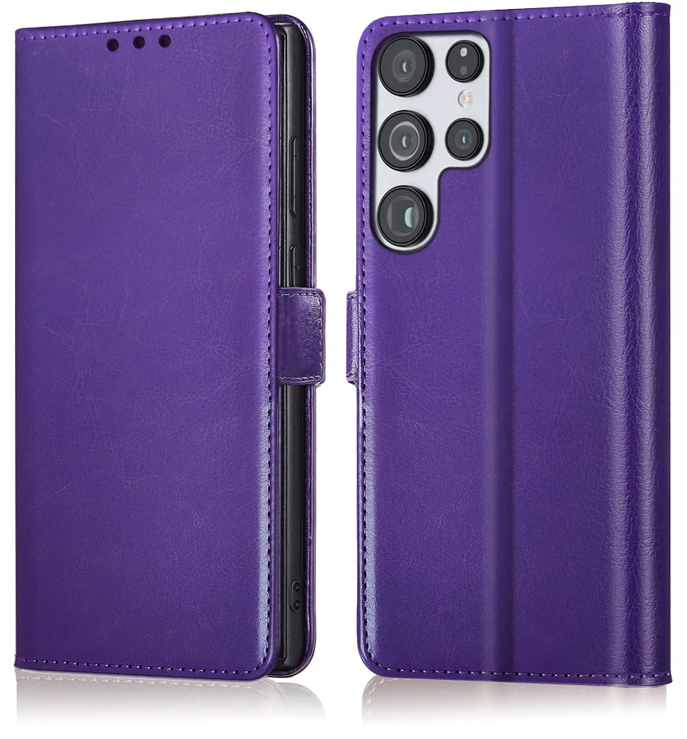 Purple For Samsung Galaxy S22 Ultra 5G Protective Phone Case Card Holder Slots Wallet Magnetic Flip Kickstand Leather Cover
Purple For Samsung Galaxy S22 Ultra 5G Protective Phone Case Card Holder Slots Wallet Magnetic Flip Kickstand Leather Cover