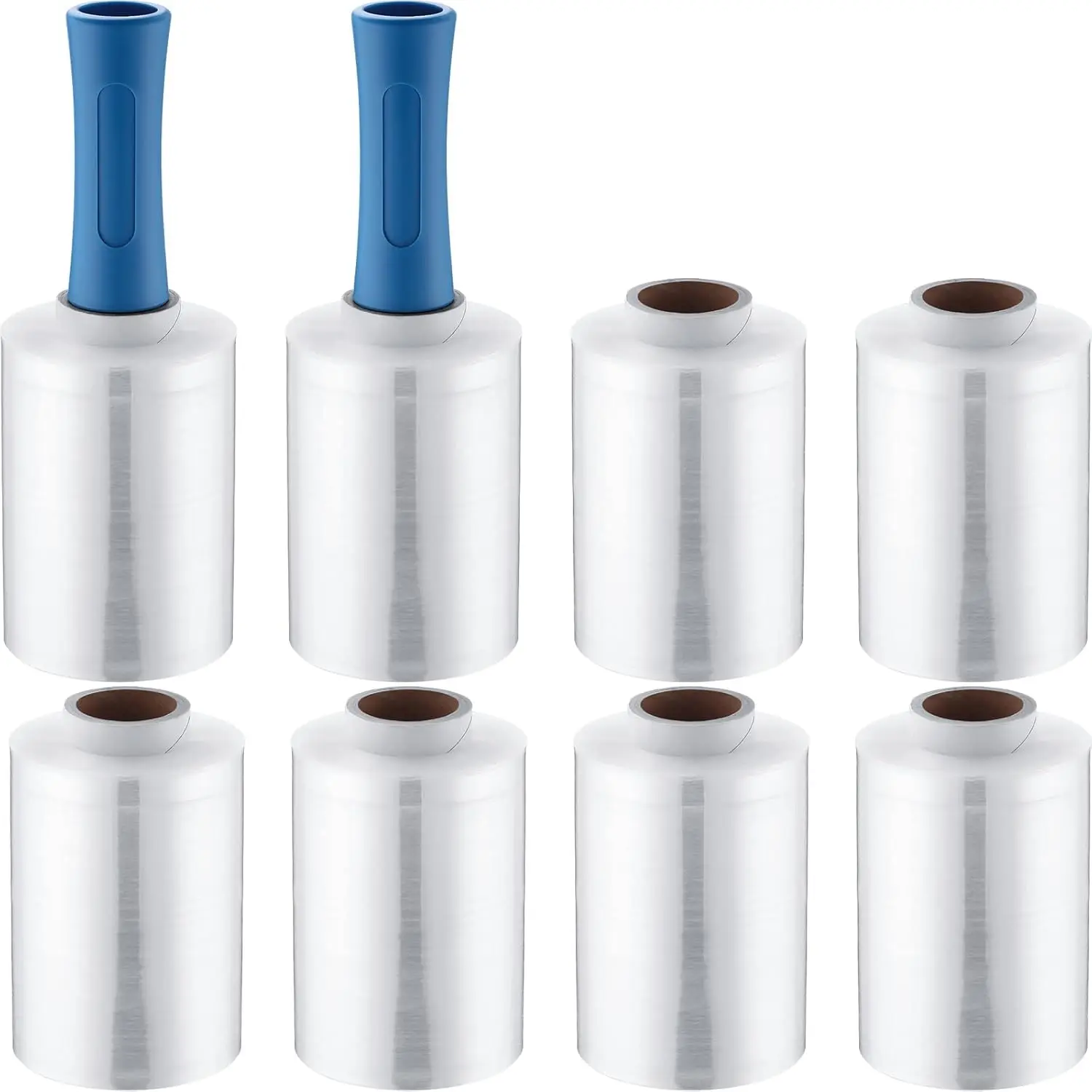 8 Pack Mini Stretch Film with Handles 5"x1000ft Self Adhering Plastic Wrap for Moving Furniture Pallet Shipping
8 Pack Mini Stretch Film with Handles 5"x1000ft Self Adhering Plastic Wrap for Moving Furniture Pallet Shipping